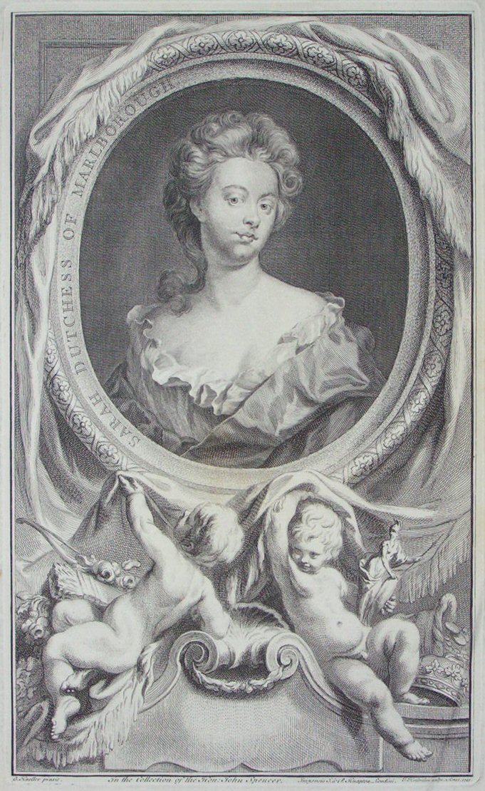 Print - Sarah, Duchess of Marlborough - Houbraken